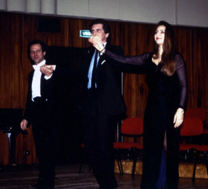 con Barbara Frittoli, Societa del Quartetto Milano 1997.JPG